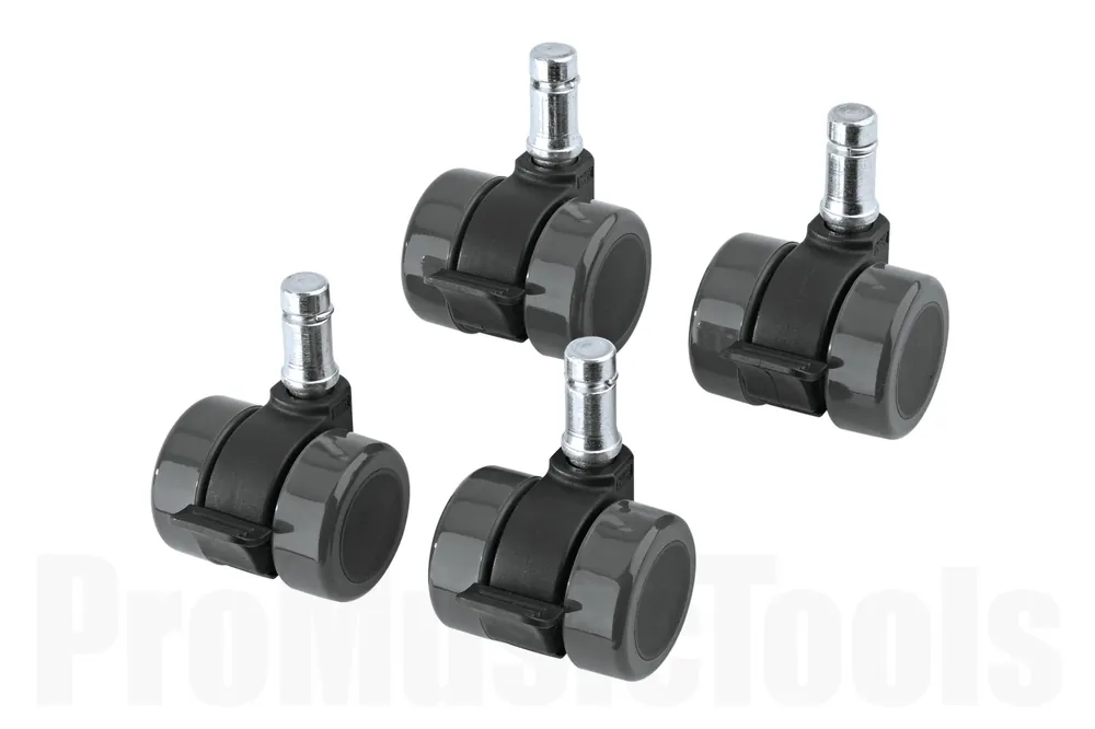 K&M 17510 Castor set for Guardian - Black Satisfait Ou Remboursé