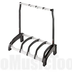 Expédition Rapide K&M 17534 Four guitar stand Guardian 3+1 - Black With Translucent Support Elements