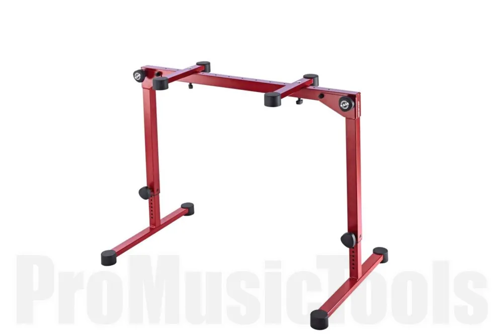K&M 18820 Table-style keyboard stand Omega Pro - Ruby Red Acheter Direct