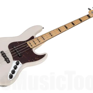 Certifié Fender American Deluxe Jazz Bass Ash WBL - White Blonde MN