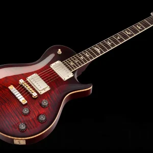 Quantité Limitée PRS USA Singlecut SC245 10 Top FR - Fire Red Burst