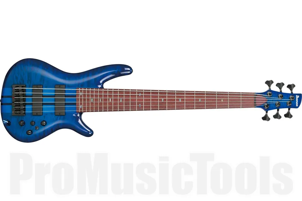 Offre Du Jour Ibanez ANB1006 - Transparent Blue - Adam Nitti Signature
