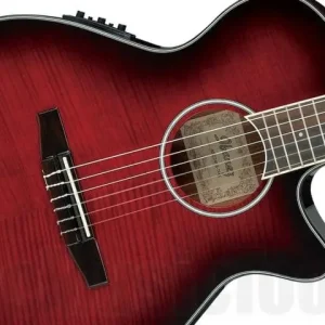 Ibanez AEG24NII THS - Transparent Hibiscus Red Sunburst Vente Flash