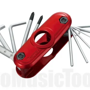 Paiement Sécurisé Ibanez MTZ11 Multitool Hex Wrench (11 Tools in 1) - Metallic Red