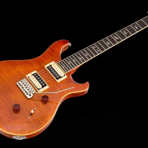 PRS SE Custom 24 30th Anniversary Flame Top OR - Orange Nouvelle Collection