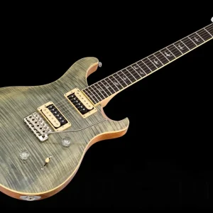 PRS SE Custom 24 30th Anniversary Flame Top TG - Trampas Green Quantité Limitée