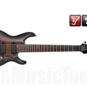 Ibanez S5527 TKS Prestige - Transparent Black Sunburst - b-stock (1x opened box) Prix Promo