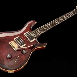 Usine Directe PRS USA Custom 24 10-Top Stain Flame Maple Neck Limited Edition FR - Fire Red
