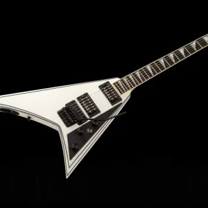 Jackson USA RR1 Randy Rhoads SW - Snow White w/ Black Pinstripes Pas Cher