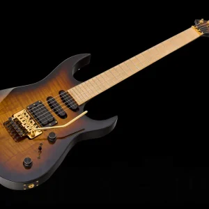 B.C. Rich USA Custom Shop ASM Deluxe Neck-Thru TB - Tobacco Burst Pas Cher