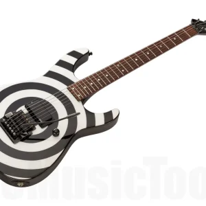 Jackson USA Custom Shop Soloist - Black & White Bullseye - Kahler trem - s/h Must-Have