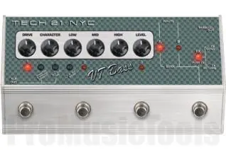 Tech 21 USA SansAmp Character Series VT Bass Deluxe - b-stock (1x opened box) Retour Gratuit