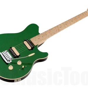 Music Man USA Axis Super Sport Trem ES - PDN Emerald Green Sparkle Limited Edition MN Offre Spéciale