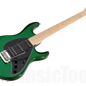 Marque Music Man USA Silhouette Special HSS Trem Piezo ES - PDN Emerald Green Sparkle Limited Edition MN