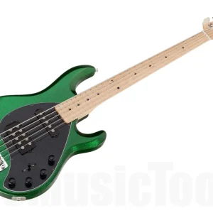 Promotion Saisonnière Music Man USA Stingray 5 HS ES - PDN Emerald Green Sparkle Limited Edition MN