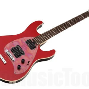 Meilleur Choix Music Man USA Steve Morse Y2D STD RS - PDN Cardinal Red Sparkle Limited Edition MH