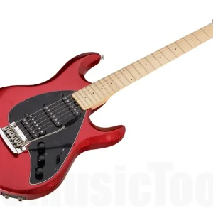 Offre Spéciale Music Man USA Silhouette Special HSS Trem Piezo RS - PDN Cardinal Red Sparkle Limited Edition MN MH