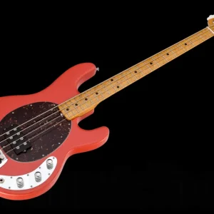 Authentique Music Man USA Classic Stingray 4 CRD - Coral Red MN Birdseye