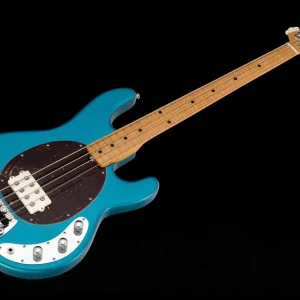 Music Man USA Classic Stingray 4 LTB - Lake Tahoe Blue MN Flame Pas Cher