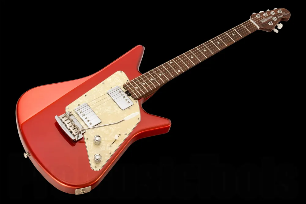 Music Man USA Albert Lee HH Trem CR - Candy Red - Rosewood Neck VWPPG Haute Qualité