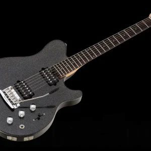 Haute Qualité Music Man USA Axis Sport HH Trem Piezo BKS - Black Sparkle RW