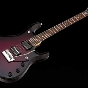 Vente Flash Music Man USA John Petrucci JP6 Piezo PRB - Pearl Redburst MH JP Inlays