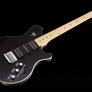 Nouvel Arrivage Music Man USA Reflex Game Changer HSH STD Piezo Guitar BK - Black MN