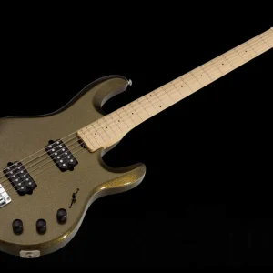 Paiement Sécurisé Music Man USA Silhouette Bass Guitar Tuned A-A OG - Olive Gold MH