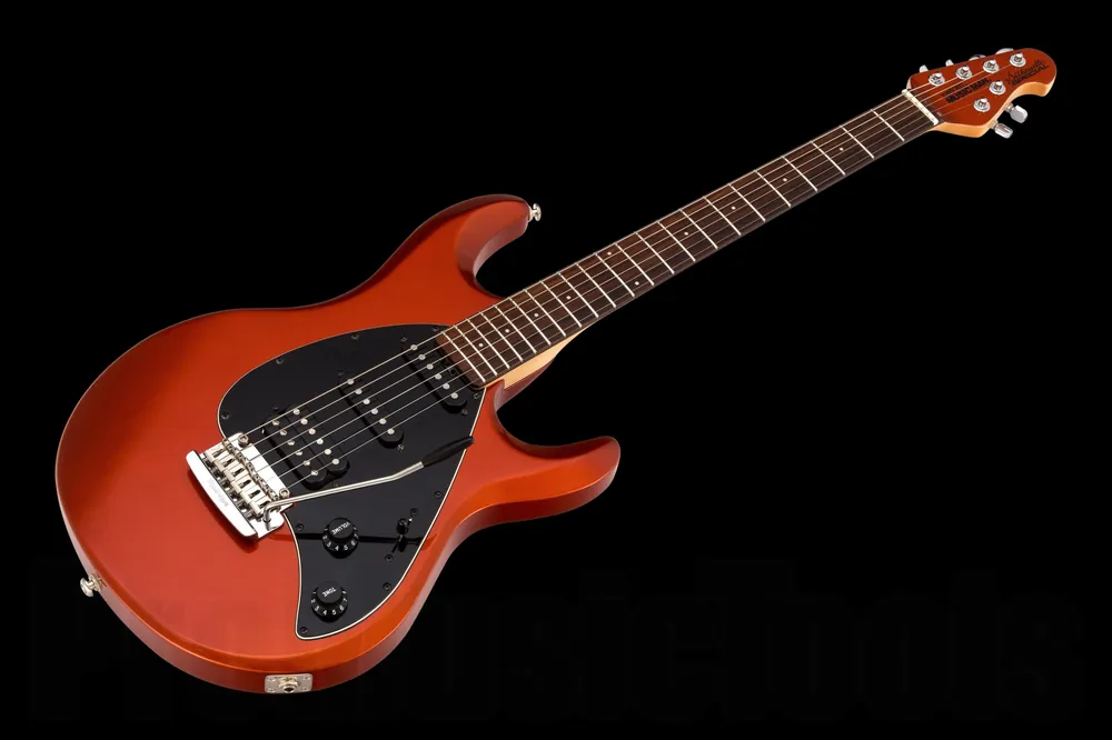 Livraison Express Music Man USA Silhouette Special HSS Trem LP - Lava Pearl RW MH