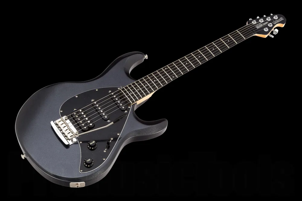 Music Man USA Silhouette Special HSS Trem SB - Sapphire Black Ebony Limited Edition Quantité Limitée