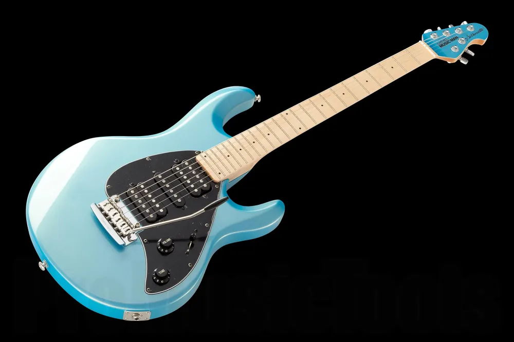 Pas Cher Music Man USA Silhouette HSH Trem SKB - Sky Blue MN MH