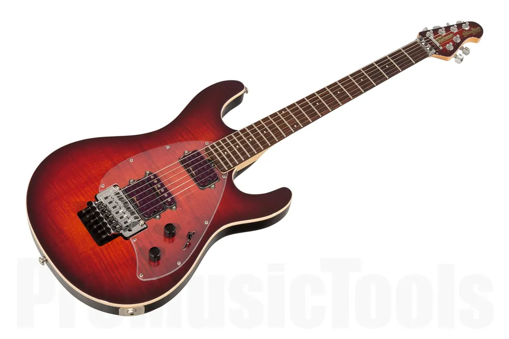 Pas Cher Music Man USA Steve Morse Y2D FR SR - Solar Flare MH