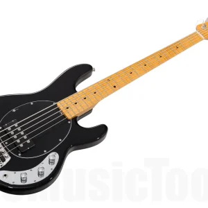 Offre Spéciale Music Man USA Classic Stingray 5 BK - Black MN - Flame maple neck