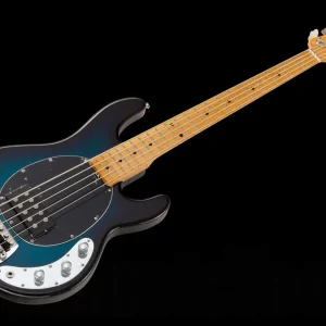 Music Man USA Classic Stingray 5 PBB - Pacific Blue Burst MN Birdseye Quantité Limitée