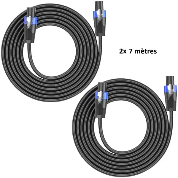 dB TechnologiesDCK-4P (4x1,5mm - 7m - La paire - ES503) Retour Gratuit