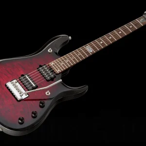 Achetez Aujourd'hui Music Man USA John Petrucci JP6 BFR QT RB - Ruby Burst Quilt