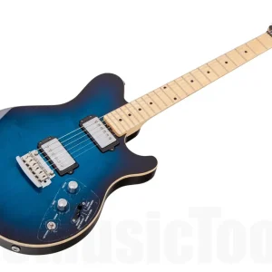 Livraison Express Music Man USA Reflex HH Trem Guitar PBB - Pacific Blue Burst MN