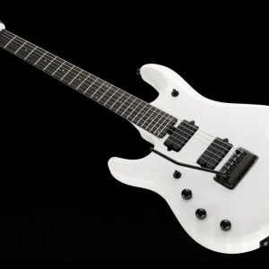 Retour Gratuit Music Man USA John Petrucci JP6 Piezo Lefthand SPL - Stealth Pearl