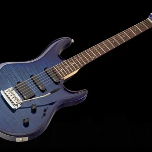 Quantité Limitée Music Man USA Luke BFR FT BLB - Blueberry Burst Flame