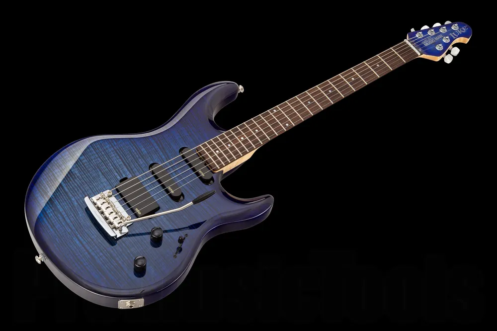 Quantité Limitée Music Man USA Luke BFR FT BLB - Blueberry Burst Flame