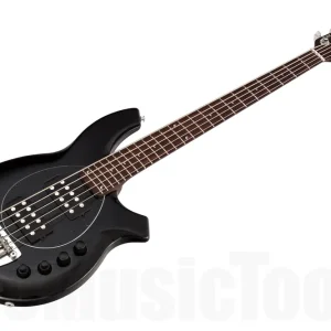 Music Man USA Bongo 5 HH BK - Black - Rosewood Neck Limited Edition Offre Exclusive