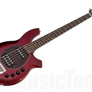 Music Man USA Bongo 5 HS CR - Candy Red - Rosewood Neck Limited Edition Authentique