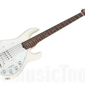 Prix Cassé Music Man USA Stingray 5 WH - White - Rosewood Neck Limited Edition
