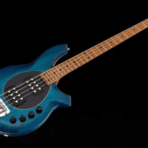 Expédition Rapide Music Man USA Bongo 4 HH NB - PDN Neptune Blue Roasted Neck Limited Edition MN PV