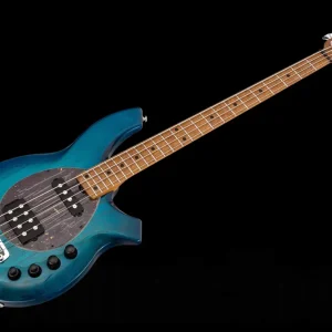 Music Man USA Bongo 4 HS NB - PDN Neptune Blue Roasted Neck Limited Edition MN PV Commande En Gros