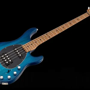 Satisfait Ou Remboursé Music Man USA Sterling 4 HS NB - PDN Neptune Blue Roasted Neck Limited Edition MN