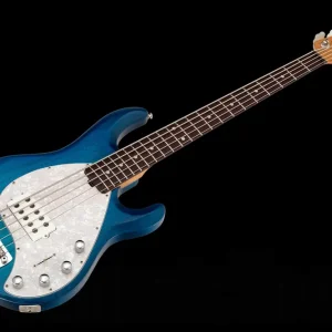 Music Man USA Stingray 5 NB - PDN Neptune Blue Roasted Neck Limited Edition RW Commander Vite