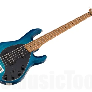 Prix Promo Music Man USA Stingray 5 HS NB - PDN Neptune Blue Roasted Neck Limited Edition MN