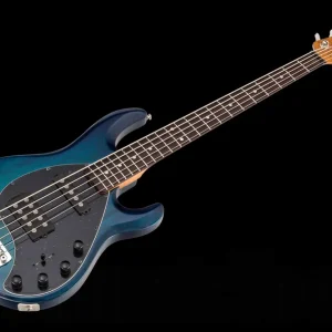 Music Man USA Stingray 5 HS NB - PDN Neptune Blue Roasted Neck Limited Edition RW - 1-pc body Prix Cassé