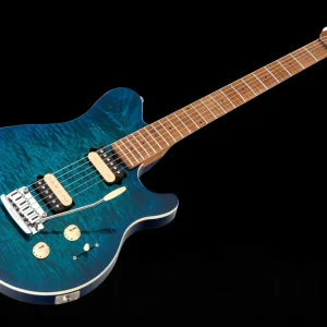 Music Man USA Axis Super Sport Trem NB - PDN Neptune Blue Roasted Neck Limited Edition MN Achat Immédiat